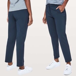 Lululemon On The Move Pant Sz 10 In True Navy